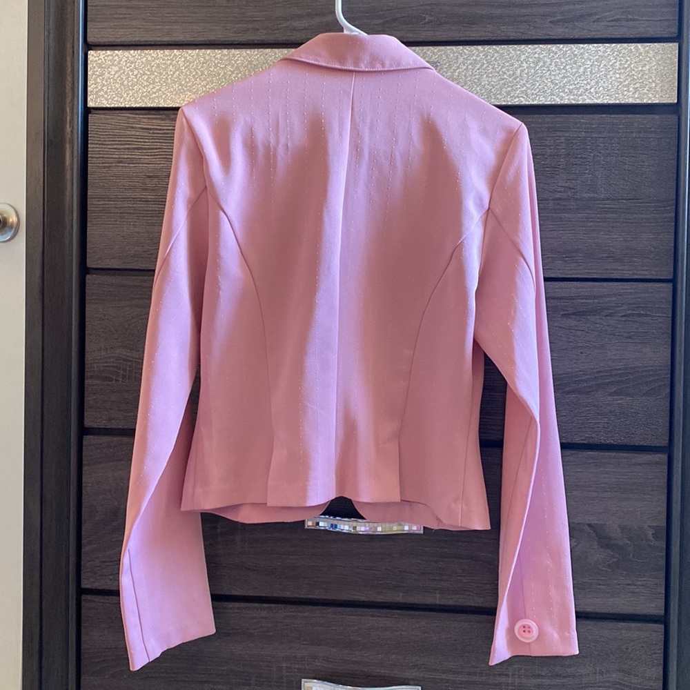 A-List By Wrapper Pink Blazer Size 7 Women’s - image 5
